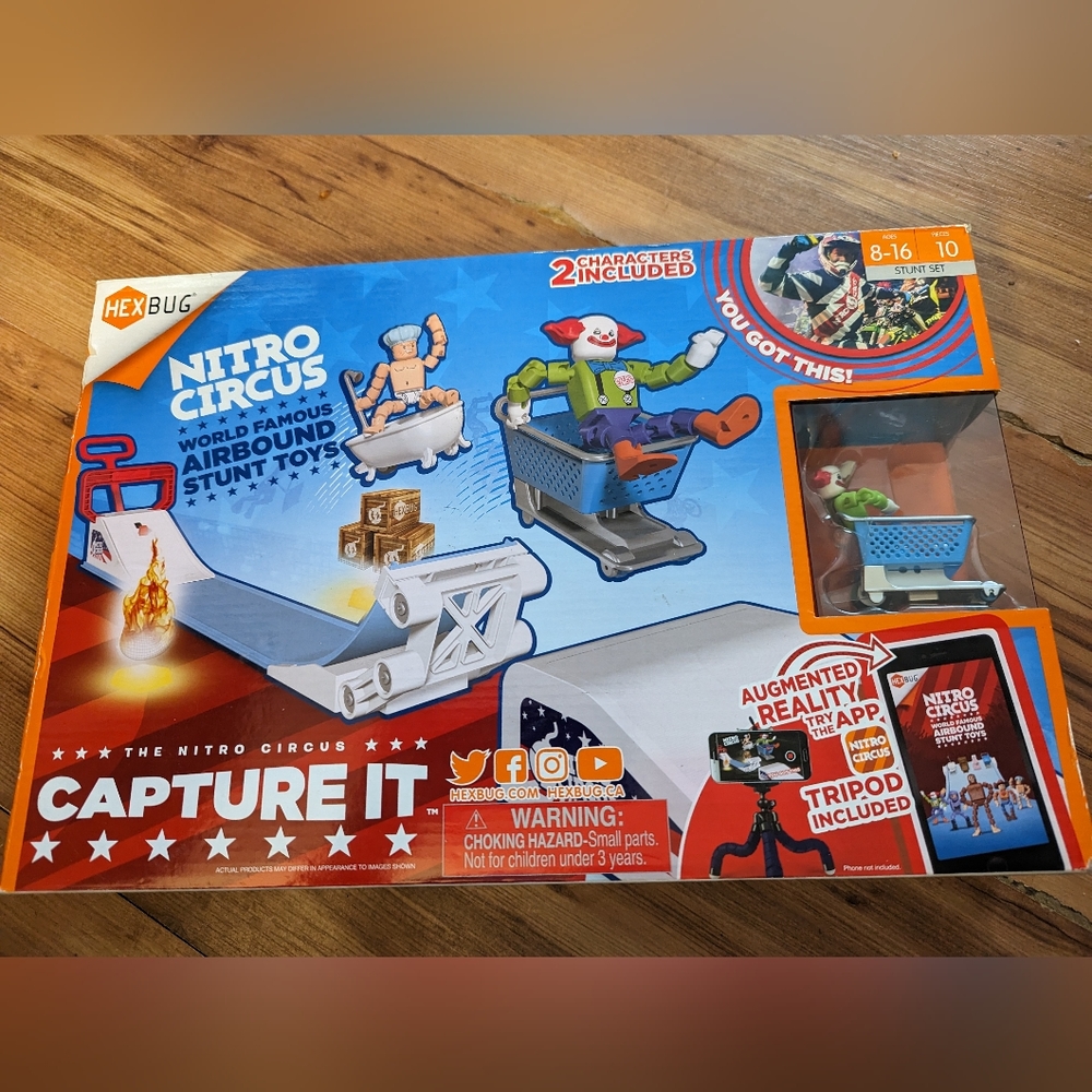 Hex Bug - Nitro Circus - Air Bound - Stunt Set - Clown - 2 characters included